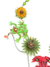 Art To Wear Frog Rhinestone Necklace Jewelry arcadeshops.com