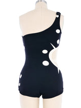 1960s Space Age Cut Out Swimsuit Suit arcadeshops.com