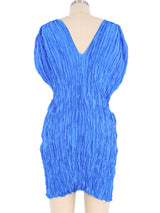 1980s Caryatid Pleated Silk Tunic Top arcadeshops.com