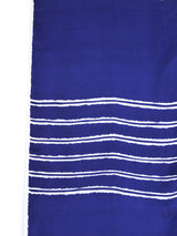 Givenchy Navy Striped Silk Scarf Accessory arcadeshops.com