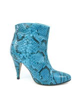 Turquoise Snakeskin Boots, 38.5 Accessory arcadeshops.com