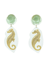 Seahorse Resin Earrings Jewelry arcadeshops.com