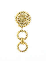 Edouard Rambaud Twisted Wire Drop Earrings Jewelry arcadeshops.com