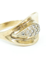 14k Teardrop Style Modernist Ring Fine Jewelry arcadeshops.com