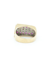 Diamond and Ruby Pave Statement Ring Fine Jewelry arcadeshops.com