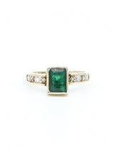 Tourmaline and Diamond Band Ring Fine Jewelry arcadeshops.com