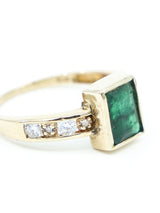 Tourmaline and Diamond Band Ring Fine Jewelry arcadeshops.com