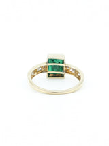 Tourmaline and Diamond Band Ring Fine Jewelry arcadeshops.com