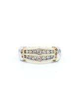 14k Diamond Ribbon Band Ring Fine Jewelry arcadeshops.com