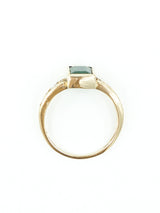 Tourmaline and Diamond Band Ring Fine Jewelry arcadeshops.com