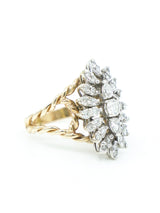 14k Diamond Cocktail Ring Fine Jewelry arcadeshops.com