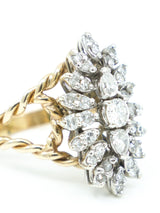 14k Diamond Cocktail Ring Fine Jewelry arcadeshops.com