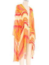 Abstract Silk Kimono Jacket arcadeshops.com