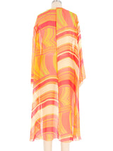 Abstract Silk Kimono Jacket arcadeshops.com