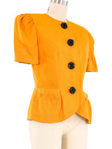 Albert Nipon Tangerine Short Sleeve Jacket Jacket arcadeshops.com
