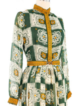 Anne Fogarty Printed Chiffon Dress Dress arcadeshops.com