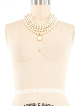 Kenneth Jay Lane Multi Strand Pearl Choker Jewelry arcadeshops.com