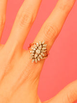 14k Diamond Cocktail Ring Fine Jewelry arcadeshops.com