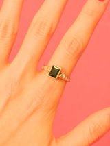 Tourmaline and Diamond Band Ring Fine Jewelry arcadeshops.com