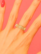 14k Diamond Ribbon Band Ring Fine Jewelry arcadeshops.com