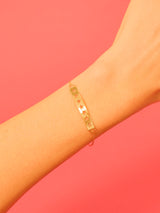 14K Gold Star Cutout Bar Bracelet FINE JEWELRY arcadeshops.com