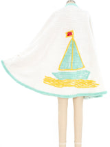 Chenille Terry Cloth Nautical Cape Jacket arcadeshops.com