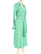 1970s Diane von Furstenberg Tulip Print Wrap Dress Dress arcadeshops.com