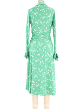 1970s Diane von Furstenberg Tulip Print Wrap Dress Dress arcadeshops.com