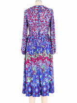 Lanvin Floral Jersey Printed Dress Dress arcadeshops.com