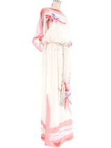 Watercolor Silk Dress Dress arcadeshops.com