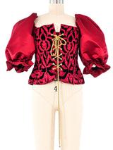 Dolce and Gabbana Baroque Corset Top Top arcadeshops.com