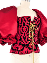 Dolce and Gabbana Baroque Corset Top Top arcadeshops.com