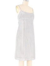 Chanel Silver Mesh Tank Dress Dress arcadeshops.com
