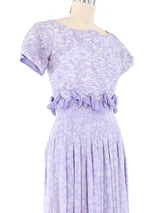 Valentino Lavender Pleated Gown  arcadeshops.com