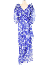 Hardy Amies Ruffled Silk Organza Gown Dress arcadeshops.com