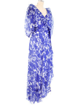 Hardy Amies Ruffled Silk Organza Gown Dress arcadeshops.com