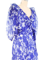 Hardy Amies Ruffled Silk Organza Gown Dress arcadeshops.com