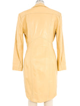 Norma Kamali Leather Tuxedo Jacket Jacket arcadeshops.com