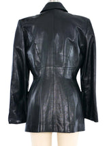 Thierry Mugler Leather Jacket Jacket arcadeshops.com