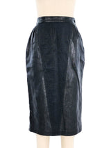 Ted Lapidus Leather Skirt Bottom arcadeshops.com