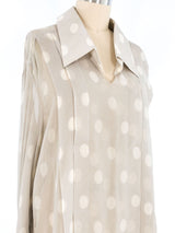 Gianfranco Ferre Silk Polka Dot Tunic Top arcadeshops.com
