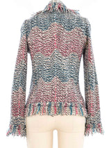 Missoni Fringe Knit Jacket Jacket arcadeshops.com