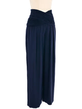 Valentino Ruched Waist Palazzo Pants Bottom arcadeshops.com