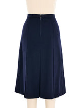1970s Celine Box Pleated Skirt Bottom arcadeshops.com