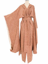 1980s Printed Silk Kimono Jacket arcadeshops.com