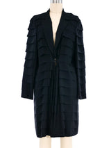 Lanvin Layered Ruffle Longline Jacket Jacket arcadeshops.com