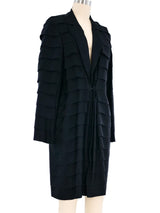 Lanvin Layered Ruffle Longline Jacket Jacket arcadeshops.com