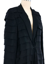 Lanvin Layered Ruffle Longline Jacket Jacket arcadeshops.com