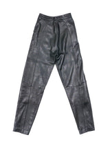 1980s Jitrois Leather Trousers Bottom arcadeshops.com