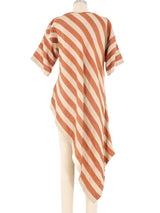 Angelo Tarlazzi Striped Asymmetric Tunic Top arcadeshops.com
